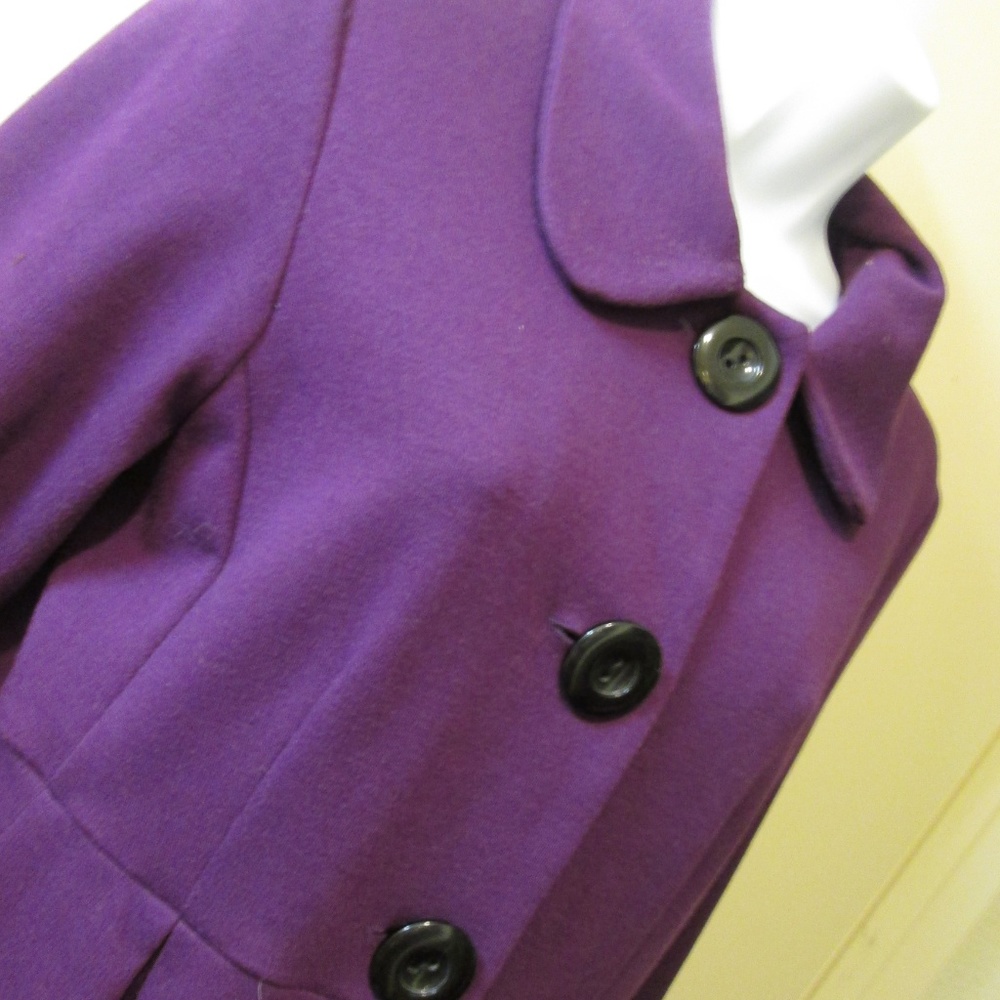 Notations Blazer/Jacket, Purple Size Medium, - image 2